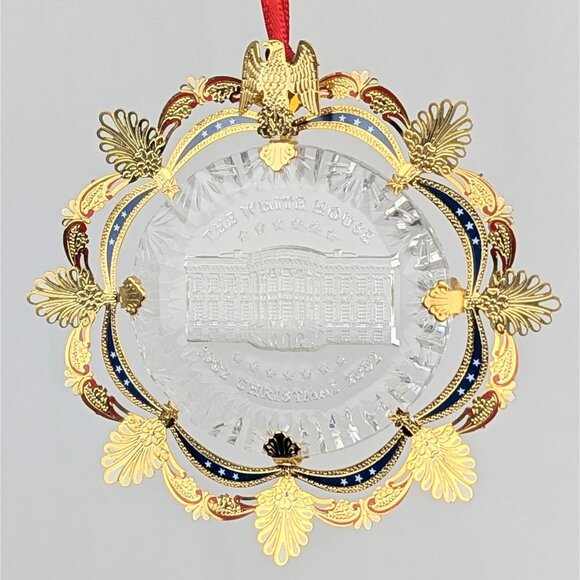2002 Official White House Historical Ornament Roosevelt Era Inspired Acrylic - Picture 7 of 9